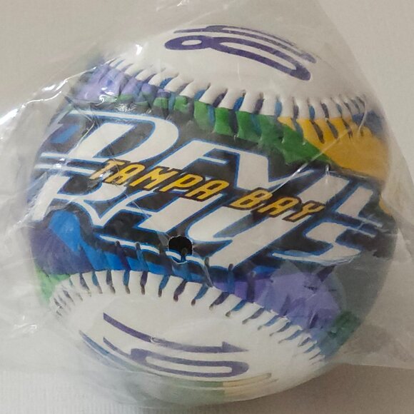 RETRO Tampa Bay Devil Rays Inaugural 1998 Season Opening Day Baseball BNIP - Picture 1 of 6